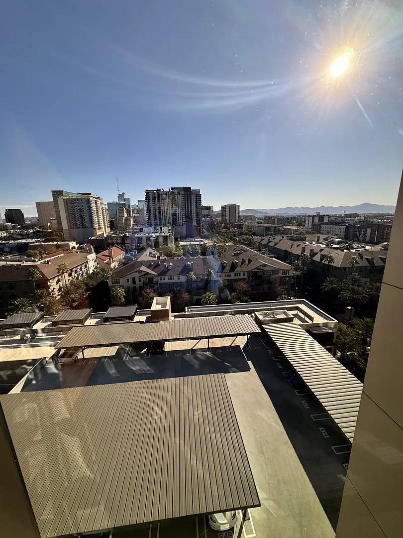 Technician working on an HVAC unit outdoors